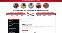 Desktop Screenshot of fasteners.sherex.com